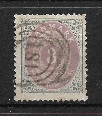 Danmark 1871 - AFA 17 - Stemplet