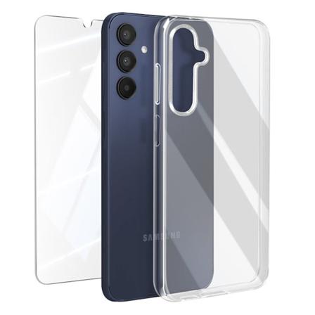 Etui til Samsung Galaxy A15 Ring Support Skydekameracover Mayaxess Night Blue Blå