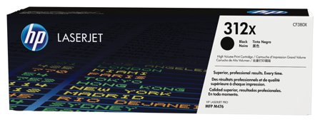 HP 312X svart LaserJet-tonerkassett med hög kapacitet, 887111367754