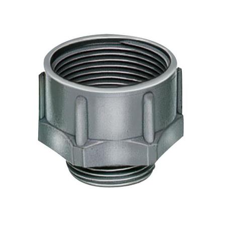 Rutab 1464422 Suurennusmuhvi harmaa polyamidi PG21/16 x 9 mm, Asennusmateriaali
