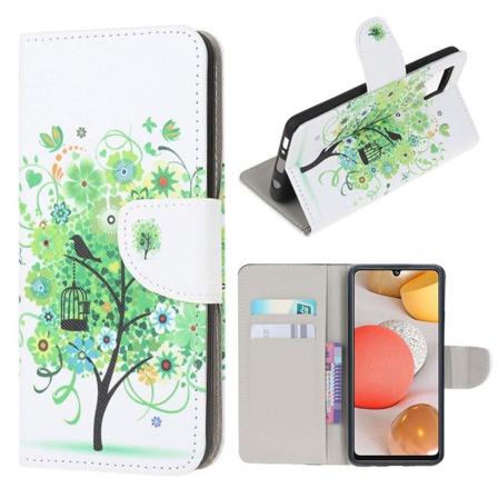 Wonderland Samsung Galaxy A42 5g Flip Etui - Træ Green