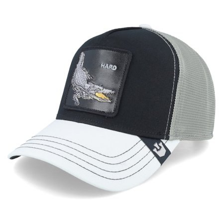 Goorin Bros. - Negro trucker Gorra - Premium Alligator Black Trucker @ Hatstore