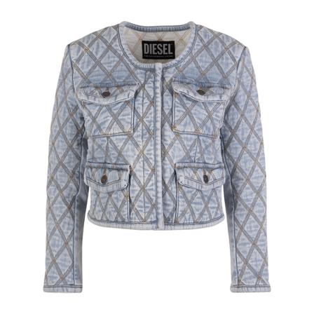 Diesel - Jeansjackor - Blå - Dam - Storlek: M, Dam, Storlek: M