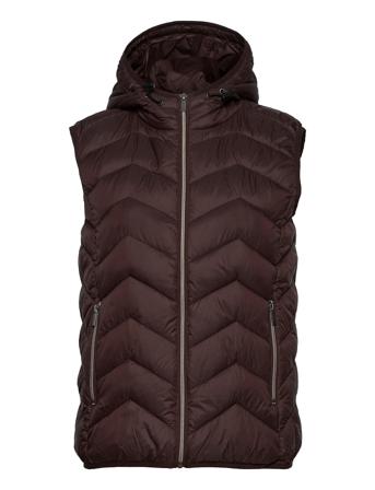 Frbapadding 6 Waistcoat Brown Fransa