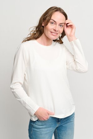 B. Copenhagen - Langærmet T-shirt - Råhvid