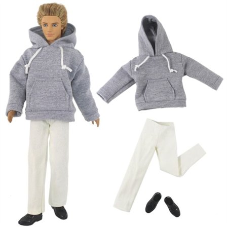 Hoodies för manliga dockor Sportkläder Set 8 8