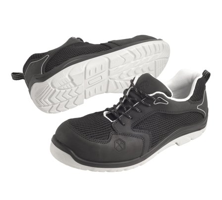 Toe Guard Industry Sikkerhedssko S1P, sort, aluminiumstå 46, Sko