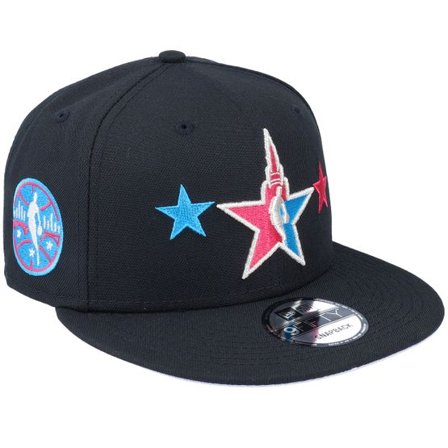 New Era - Svart snapback Keps - NBA Logo NBA22 All Star Game Starry Black Snapback @ Hatstore