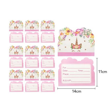 145 st Födelsedagsdekorationer för Barn Kalas Set Flicka Grattis på Födelsedagen Regnbåge Enhörning Tema Kalastillbehör