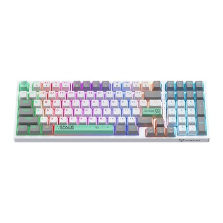 ONIKUMA G38 Kablet tastatur (98 taster) Hvit (QWERTY)