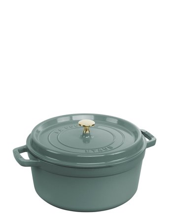 Gryta 26 Cm, Støbejern, Eukalyptus Green STAUB