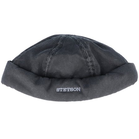 Stetson - Noir docker Bonnet - Vangordon Co/Pe Black Docker @ Hatstore
