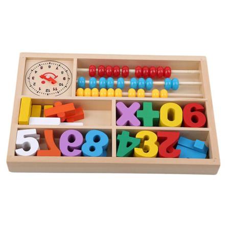 Barn Trä Matematik Undervisning Initiation Toy Kids