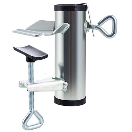Metall Parasollhållare Parasollfot för Balkong Terrass Bord XL Balkong Parasollhållare 1 Styck Ø 25-38mm