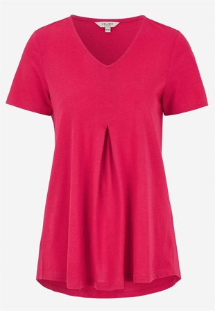 Cellbes of Sweden - V-ringad trikåtopp - mörkrosa - för damer - 42/44