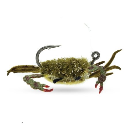 Umpqua Danger Muffin Crab McKnight Sandy Olive - #6