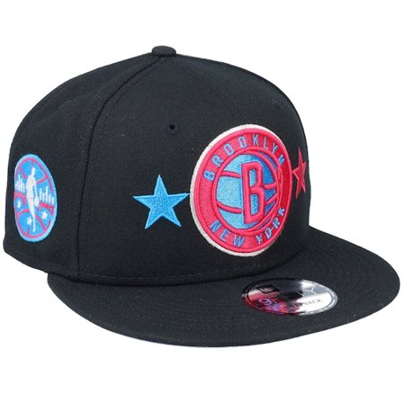 New Era - Brooklyn Nets NBA22 All Star Game Starry Black Snapback Snapback Black Cap - NBA @ Hatstore