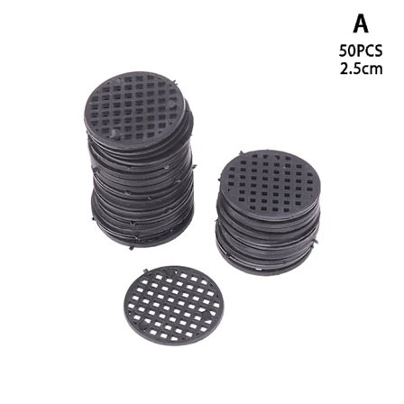 50 stk bunngittermatte multifunksjons blomsterpottenettingsbasseng B