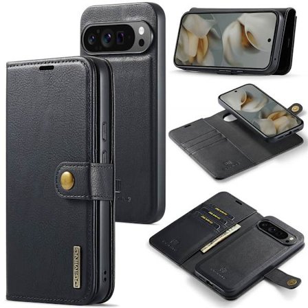 DG.MING 2-i-1 Magnet Wallet Google Pixel 10 Pro XL Sort