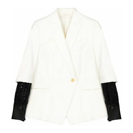 Brunello Cucinelli Blazers , Wit , Dames , Maat: S
