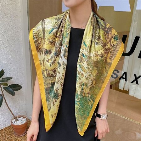 Silk Scarf Beach Shawl 9 9