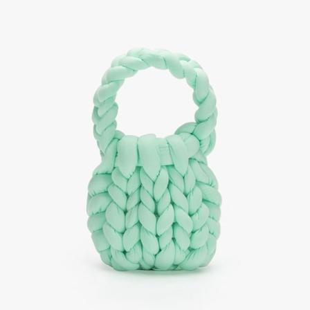 Kvinder Håndtasker Tykt Reb Vævet LYS GRØN light green