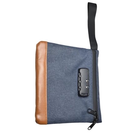 Luktsikre poser med lås, vanntett pose for menn og kvinner, sikker reiseveske