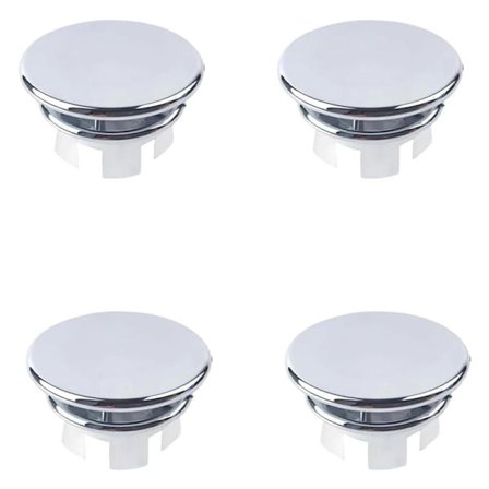 Tropinetous lås for vask, 4 stk. vaskeoverløpsring, plugg for full vask, overløpsbeskyttelse for rundt vaskhull, for vask,