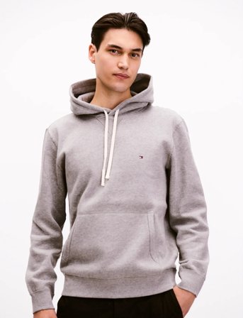 Tommy Hilfiger Essential Fleece Hoody - Grey - S