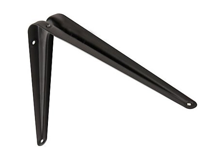 PN-BESLAG HYLLEKNEKT OPPRES 200X250MM SORT