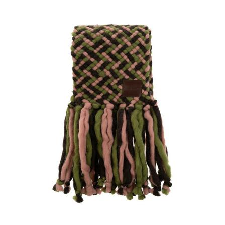 Dsquared2, Knit Scarf Groen, Heren, Maat:ONE Size,wol