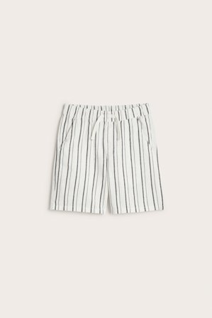 Kappahl | Stripete shorts | Svart
