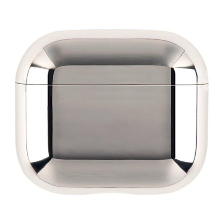 AirPods 4 Hard Case Electroplating Protective Cover - Silver