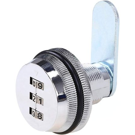 Kodlås Kodad Låda Skåplås Digital Mekanisk Zink Legering 3-siffrig Kombinationskod för Skåp Skåp Låda Brevlåda