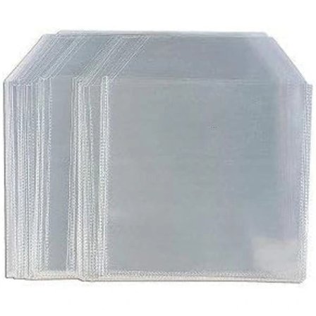 RYI-100-pakkaus CD DVD -koteloita läpinäkyvässä muovikotelossa Säilytysteline