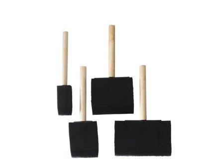 PLAYBOX Skumgummipenslar 4/fp - Lyreco - Skola och förskola - Målarfärg och tillbehör - Penslar