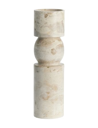 Lene Bjerre Ellia Candlestick - Beige - H:30CM x 9