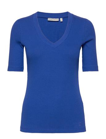 Dagnaiw V T-Shirt T-shirt Top Blå InWear