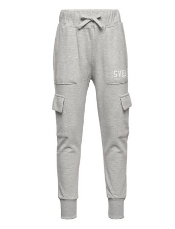 K. Pocket Pants Sweatpants Mjukisbyxor Grå Svea