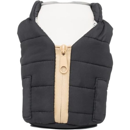Puffy Beverage Vest, Isoleret Dåseholder, Sort