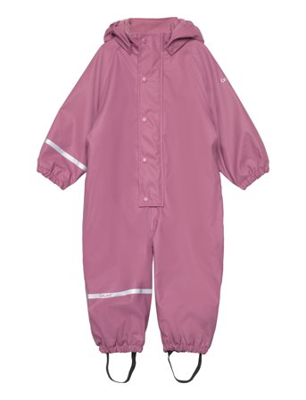 Rainwear Suit W.fleece Outerwear Coveralls Rainwear Coveralls Rosa CeLaVi*Betinget Tilbud