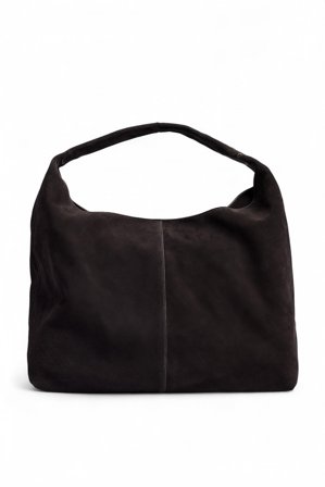 Premium Selection dreieckige Wildleder-Tote Bag - Taschen - Braun - One Size