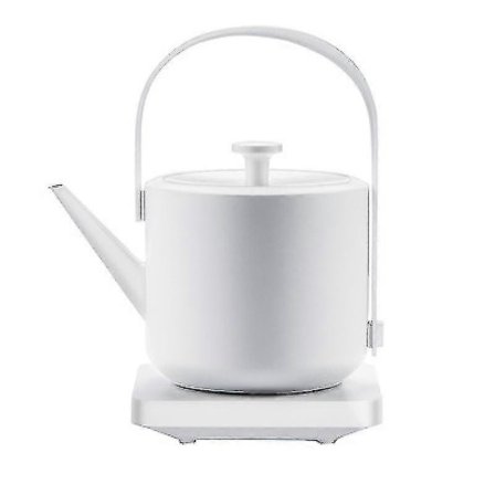 304 Rustfrit Stål Retro Elkedel Med Lang Tud Vandvarmer Håndbrygger Lille Tekande