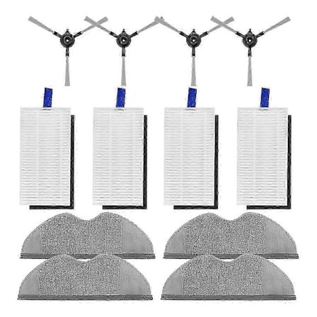 Kompatible Xiaomi Robotstøvsuger E5 / C108 Reservedele Sidebørste Hepa Filter Moppeklud Tilbehør