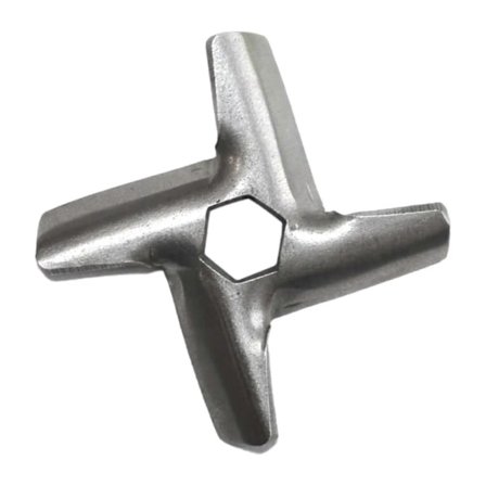 Reservdel för köttkvarnskniv för elektriska eller manuella köttkvarnar och blandare