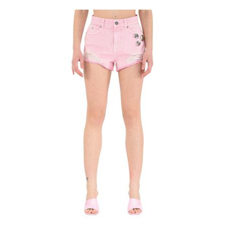 John Richmond, Shorts Roze, Dames, Maat:W27,Katoen