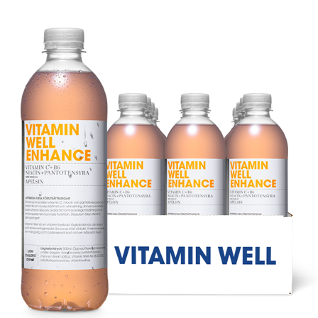 12 x Vitamin Well Vitamin juoma 500ml