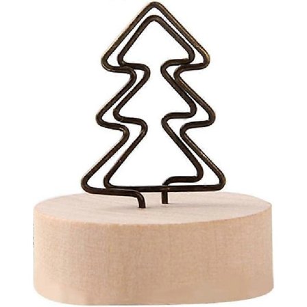 10-pak 5,6 cm høje bordnummerholdere, bordkortholder, bordbilledholder, trådfotoholdere, clips til billeder, memoseddel, fotostativ (Fww)