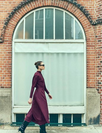 Copenhagen Muse Cmvianna-Dress - Burgundy - XXS