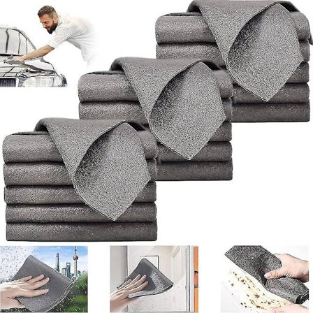 Paksunnettu taikapuhdistusliina, mikrokuitulasinen puhdistusliina, uudelleenkäytettävät puhdistusliinat U